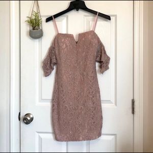 Blush Homecoming dress